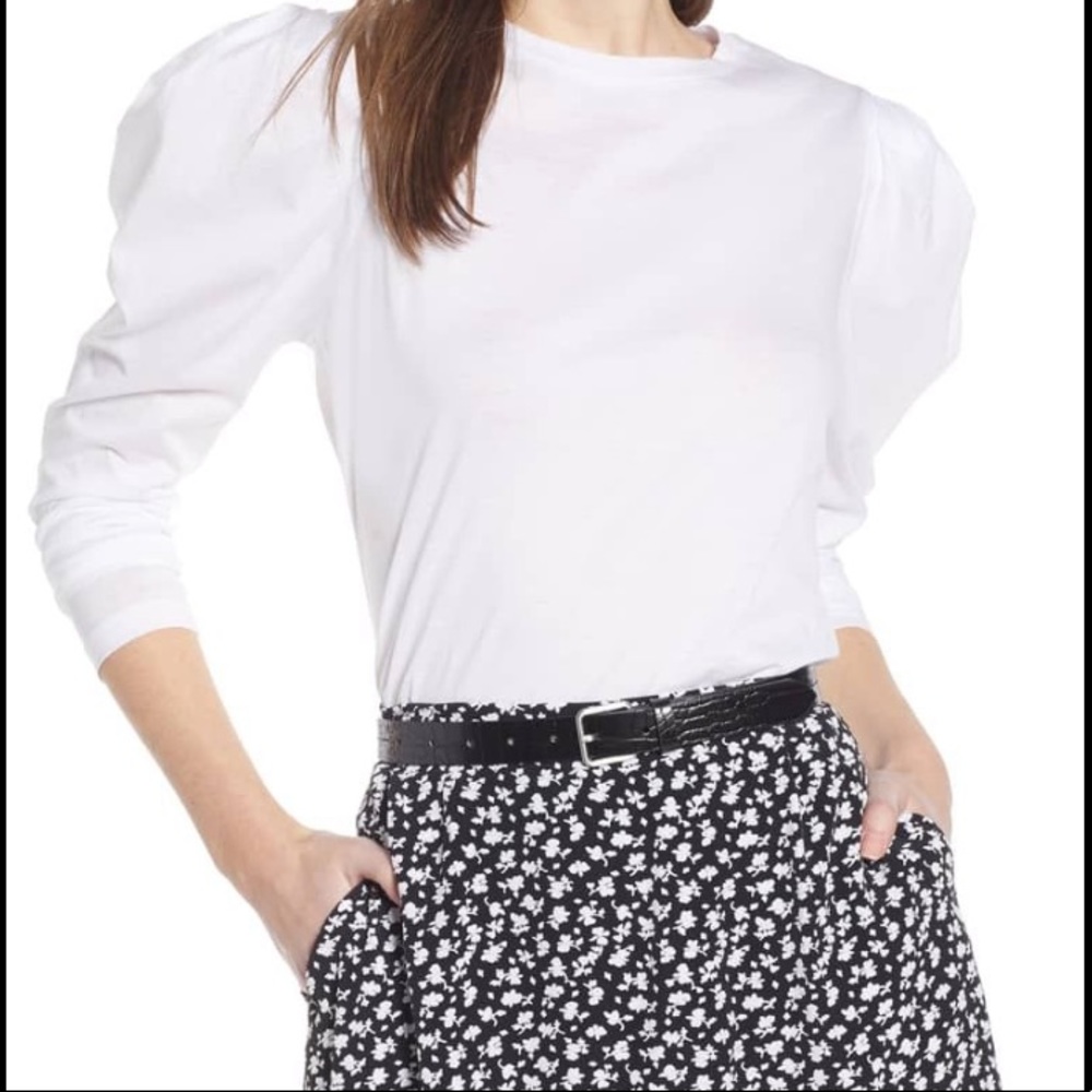 Something Navy Strong Shoulder Top - Never Worn